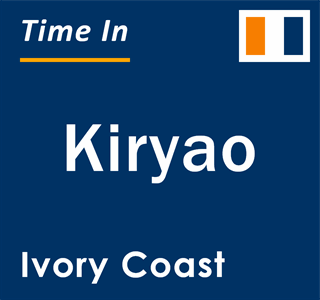 Current local time in Kiryao, Ivory Coast