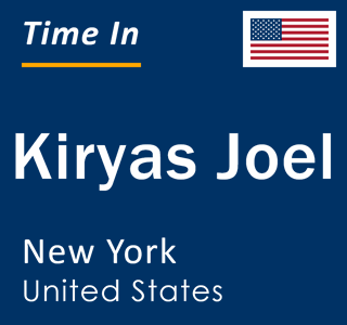 Current local time in Kiryas Joel, New York, United States