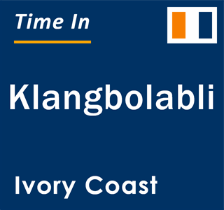 Current local time in Klangbolabli, Ivory Coast