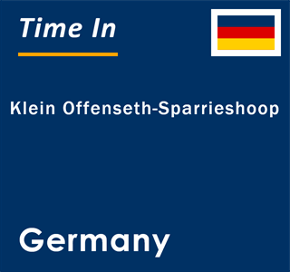 Current local time in Klein Offenseth-Sparrieshoop, Germany