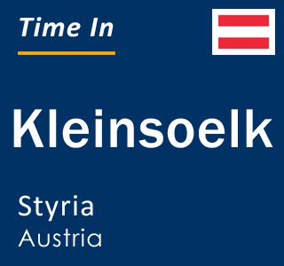 Current local time in Kleinsoelk, Styria, Austria