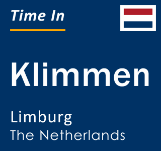 Current local time in Klimmen, Limburg, The Netherlands