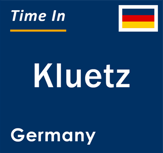 Current local time in Kluetz, Germany