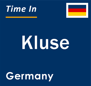 Current local time in Kluse, Germany