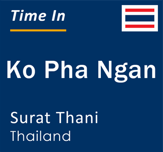 Current local time in Ko Pha Ngan, Surat Thani, Thailand