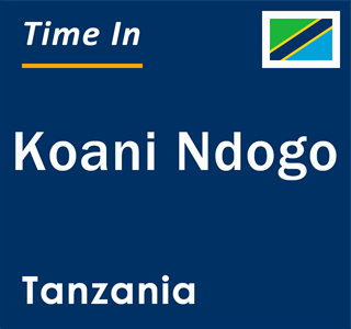 Current local time in Koani Ndogo, Tanzania