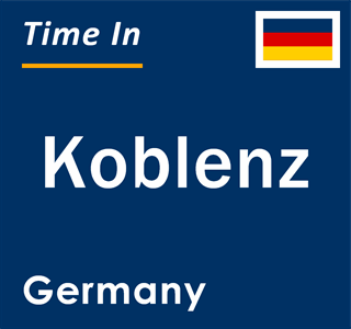 Current local time in Koblenz, Germany