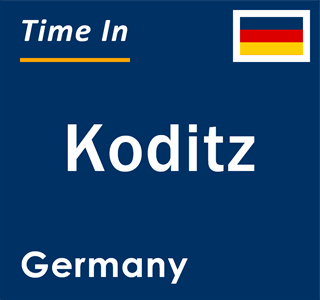 Current local time in Koditz, Germany