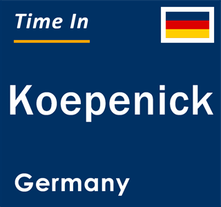 Current local time in Koepenick, Germany