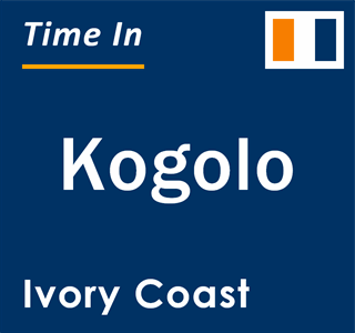 Current local time in Kogolo, Ivory Coast