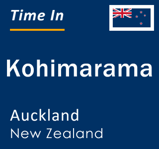 Current local time in Kohimarama, Auckland, New Zealand