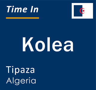 Current local time in Kolea, Tipaza, Algeria