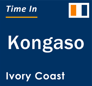 Current local time in Kongaso, Ivory Coast