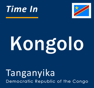 Current local time in Kongolo, Tanganyika, Democratic Republic of the Congo