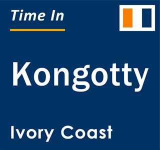 Current local time in Kongotty, Ivory Coast