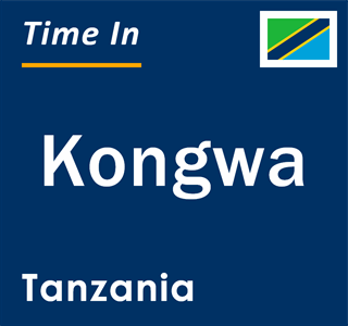 Current local time in Kongwa, Tanzania