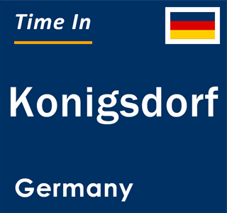 Current local time in Konigsdorf, Germany