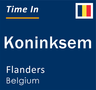 Current local time in Koninksem, Flanders, Belgium