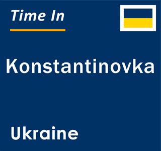 Current local time in Konstantinovka, Ukraine