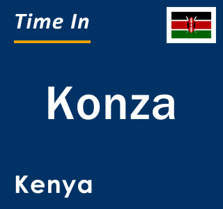 Current local time in Konza, Kenya