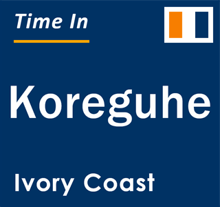 Current local time in Koreguhe, Ivory Coast