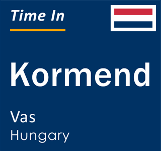 Current local time in Kormend, Vas, Hungary