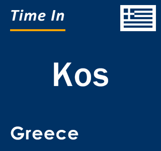 Current local time in Kos, Greece