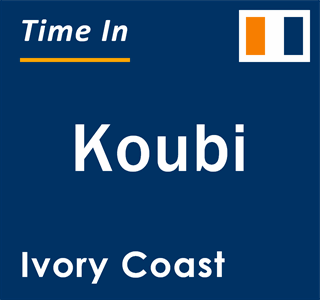 Current local time in Koubi, Ivory Coast