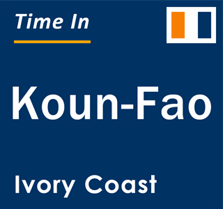 Current local time in Koun-Fao, Ivory Coast