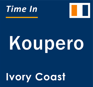 Current local time in Koupero, Ivory Coast