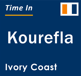 Current local time in Kourefla, Ivory Coast