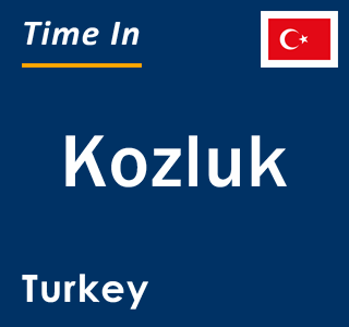 Current local time in Kozluk, Turkey