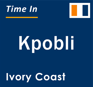 Current local time in Kpobli, Ivory Coast