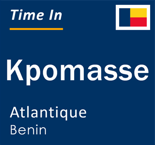 Current local time in Kpomasse, Atlantique, Benin