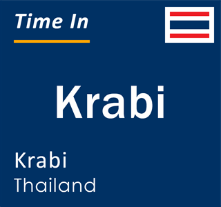 Current local time in Krabi, Krabi, Thailand