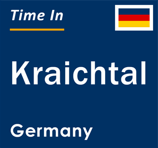 Current local time in Kraichtal, Germany