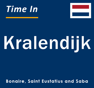 Current local time in Kralendijk, Bonaire, Saint Eustatius and Saba 