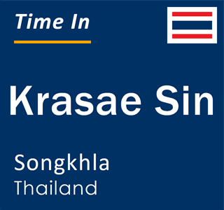 Current local time in Krasae Sin, Songkhla, Thailand