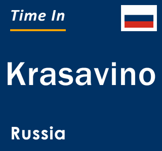 Current local time in Krasavino, Russia