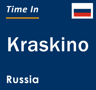 Current local time in Kraskino, Russia