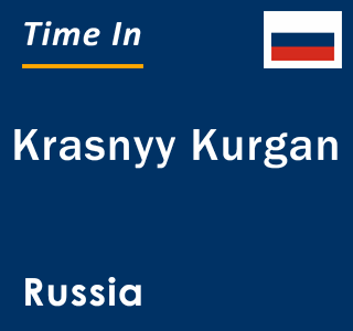 Current local time in Krasnyy Kurgan, Russia