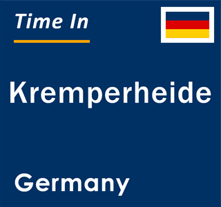 Current local time in Kremperheide, Germany