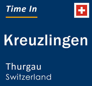 Current local time in Kreuzlingen, Thurgau, Switzerland