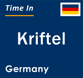 Current local time in Kriftel, Germany