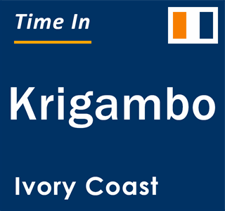 Current local time in Krigambo, Ivory Coast