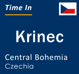 Current local time in Krinec, Central Bohemia, Czechia