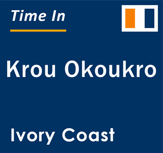 Current local time in Krou Okoukro, Ivory Coast