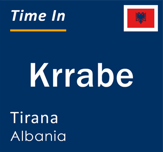 Current local time in Krrabe, Tirana, Albania