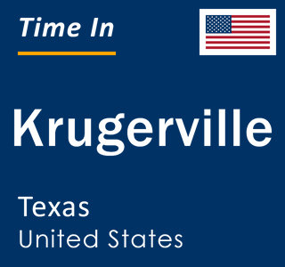 Current local time in Krugerville, Texas, United States