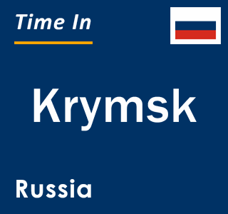 Current local time in Krymsk, Russia